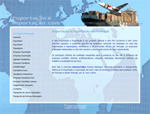 Tablet Screenshot of exportacao-e-importacao.com